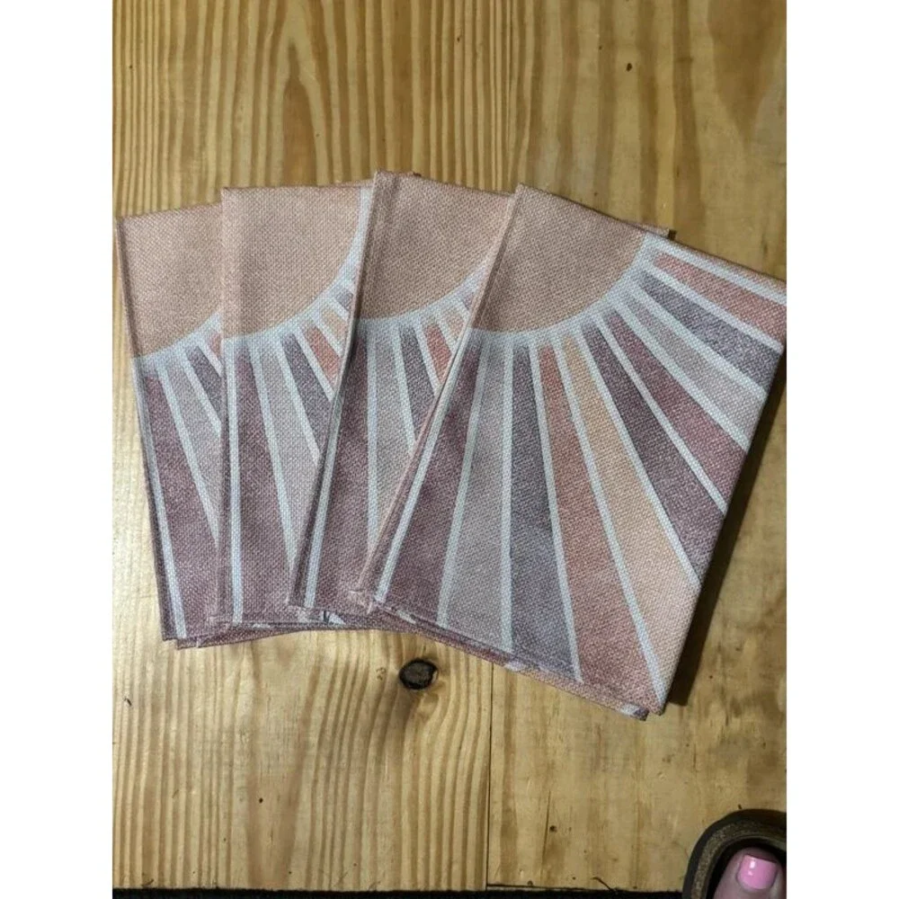 Boho Placemats Sunbeam pattern 4 piece New